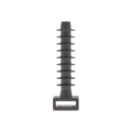 Unicrimp Black Masonry Wall Plug Mount Pk 100 QMM9