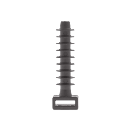 Unicrimp Black Masonry Wall Plug Mount Pk 100 QMM9