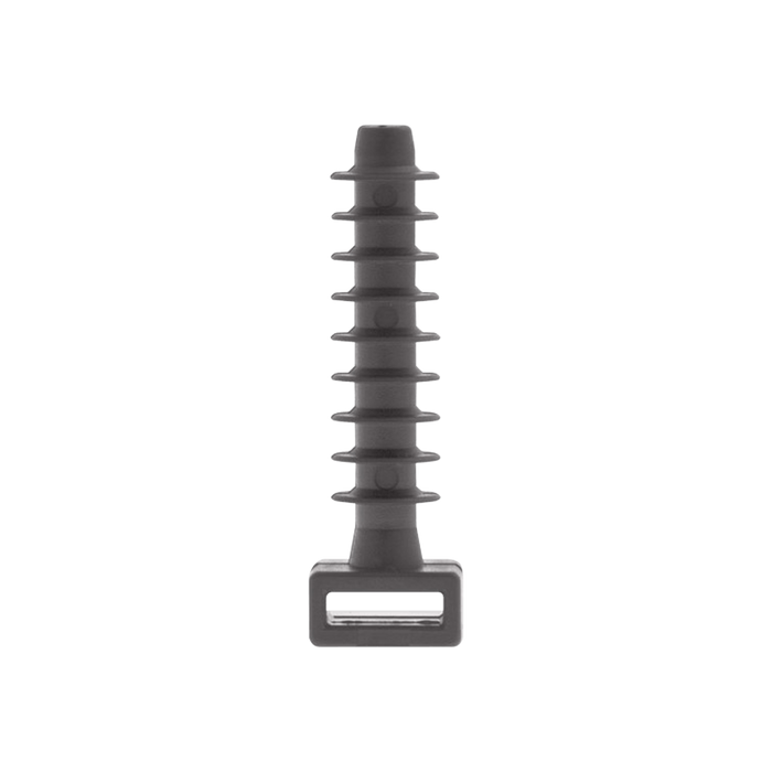 Unicrimp Black Masonry Wall Plug Mount Pk 100 QMM9