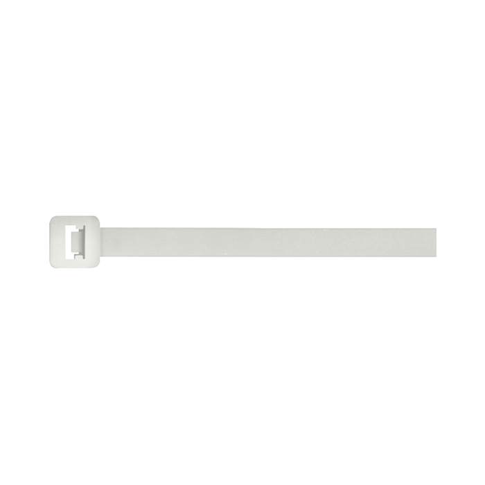 Unicrimp White 100mm x 2.5mm Cable Tie Pk 100 QT100M