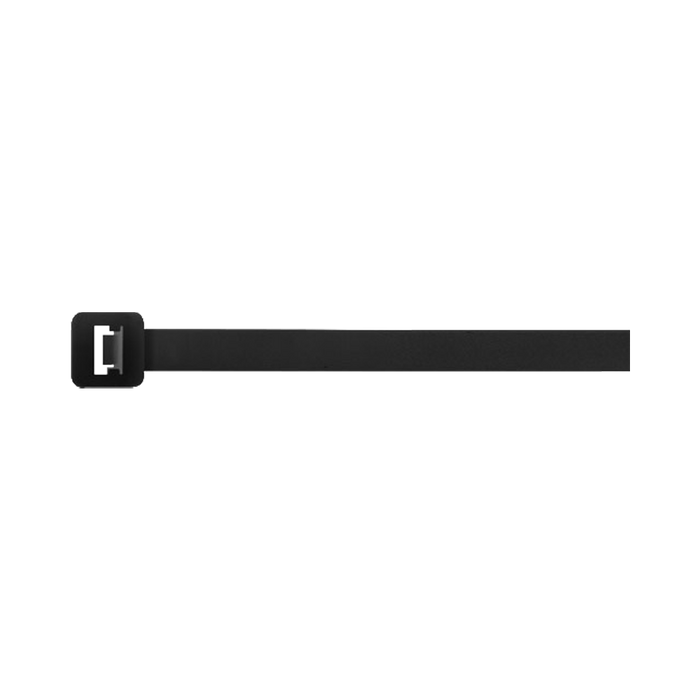 Unicrimp Black 300mm x 4.8mm Cable Tie Pk 100 QTB300S