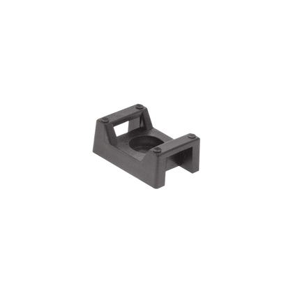Unicrimp Black 4.9mm Cable Tie Cradle Pk 100 QTBC