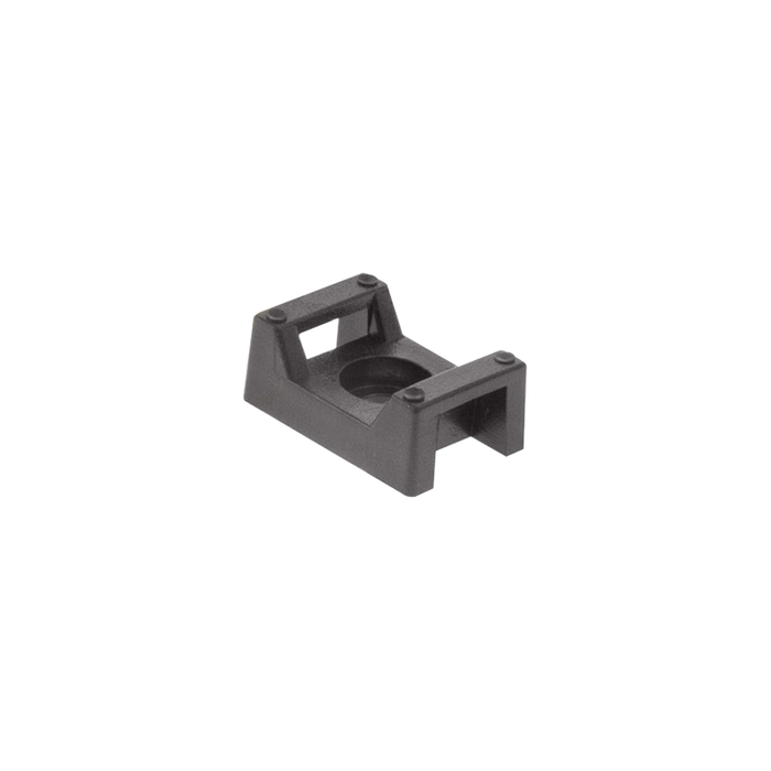 Unicrimp Black 4.9mm Cable Tie Cradle Pk 100 QTBC