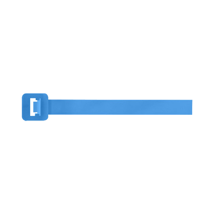 Unicrimp Blue 100mm x 2.5mm Cable Tie Pk 100 QTBL100M