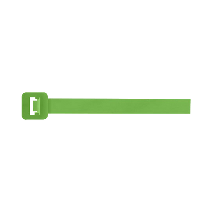 Unicrimp Green 200mm x 4.8mm Cable Tie Pk 100 QTG200S
