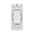 BG White Moulded PVC 20A 2 Way Single Pole Centre Off Grid Module R12C – product view 1