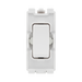 BG White Moulded PVC 20A 2 Way Single Pole Centre Off Grid Module R12C – product view 1