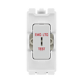 BG White Moulded PVC 20A 2 Way Printed Key Grid Module R12EL – product view 1