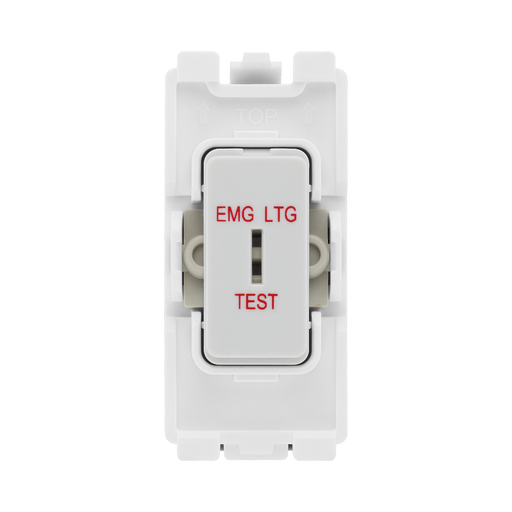 BG White Moulded PVC 20A 2 Way Printed Key Grid Module R12EL – product view 1