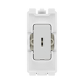 BG White Moulded PVC 20A 2 Way Key Grid Module R12KY – product view 1