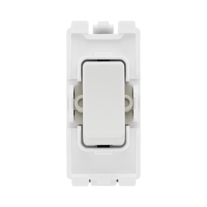 BG White Moulded PVC 20A 2 Way Grid Module R12