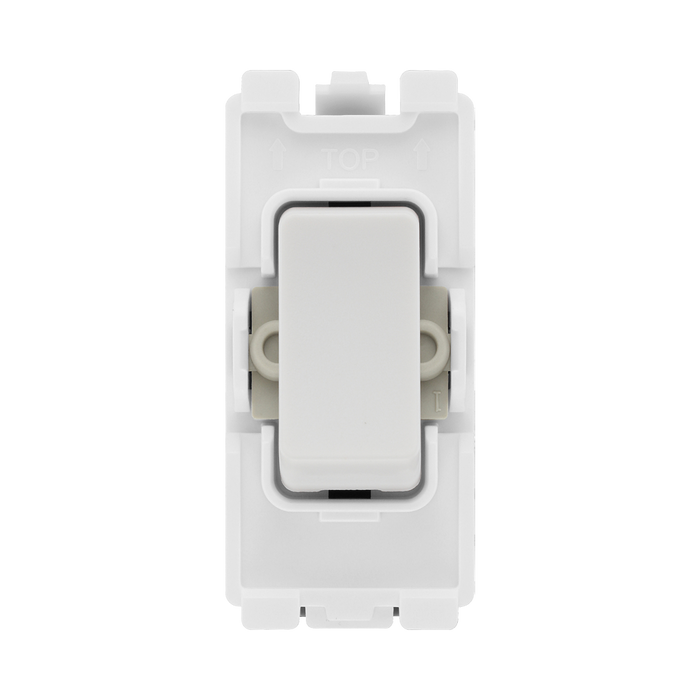 BG White Moulded PVC 20A Intermediate Grid Module R13 – product view 1