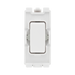 BG White Moulded PVC 20A SP Centre off Retractive Grid Module R14C – product view 1