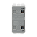 BG White Moulded PVC 20A Retractive Grid Module R14 – product view 3