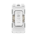 BG White Moulded PVC 10A Fan Isolator Grid Module R15 – product view 1