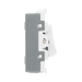 BG White Moulded PVC 10A Fan Isolator Grid Module R15 – product view 4