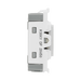 BG White Moulded PVC 20A Double Pole Grid Key Switch R30KY – product view 4