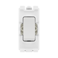 BG White Moulded PVC 20A Double Pole Grid Module R30 – product view 1