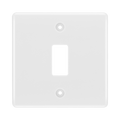 BG White Moulded PVC 1G Grid Plate R81 Available from RS Electrical Supplies