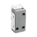 BG Antique Brass 20A 2 Way Single Pole Centre Off Grid Switch RAB12C – product view 2