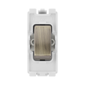 BG Antique Brass 20A 2 Way Grid Switch RAB12 – product view 1