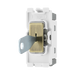 BG Antique Brass 20A Double Pole Grid Key Switch RAB30KY – product view 2