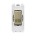 BG Antique Brass 20A Double Pole Grid Switch RAB30 – product view 1
