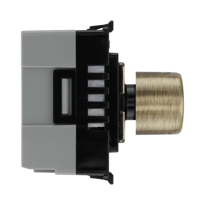 BG Antique Brass Dimmer Grid Switch RABDLT – product view 4