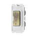 BG Antique Brass 13 Amp Fuse Carrier Grid Module RABFUSE – product view 2