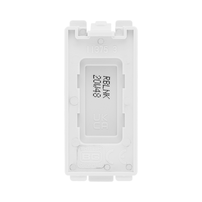 BG White Moulded PVC Blank Grid Module RBLNK – product view 3
