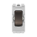 BG Black Nickel 20A 2 Way Single Pole Centre Off Grid Switch RBN12C – product view 1