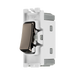 BG Black Nickel 20A 2 Way Single Pole Centre Off Grid Switch RBN12C – product view 2