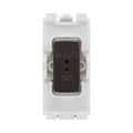 BG Black Nickel 20A 2 Way Key Grid Switch Printed RBN12EL – product view 1