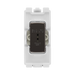 BG Black Nickel 20A 2 Way Key Grid Switch Printed RBN12EL – product view 1