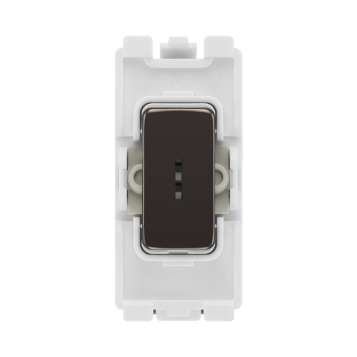BG Black Nickel 20A 2 Way Key Grid Switch RBN12KY – product view 1