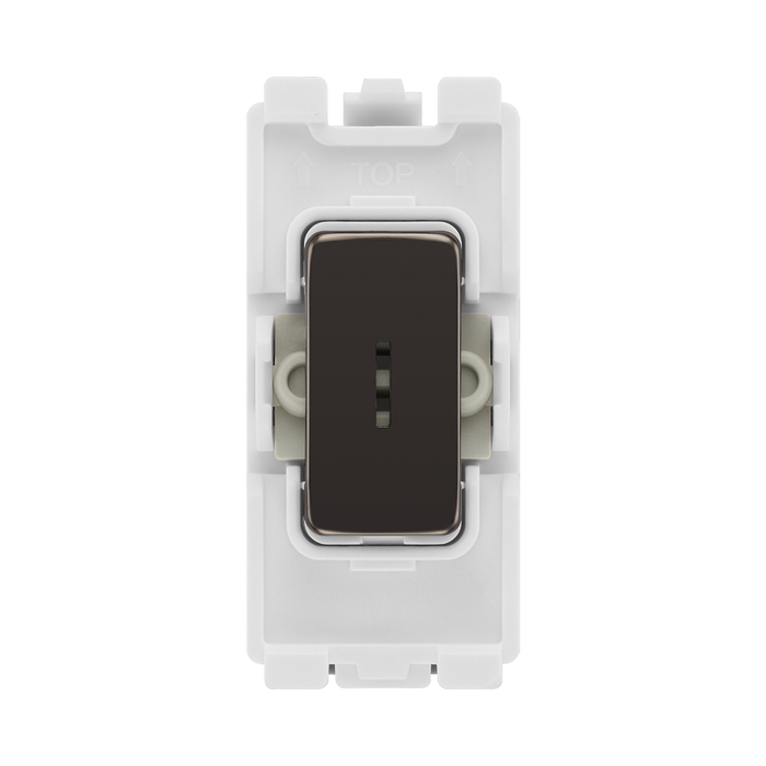 BG Black Nickel 20A 2 Way Key Grid Switch RBN12KY – product view 1
