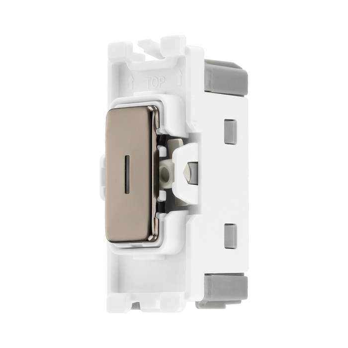 BG Black Nickel 20A 2 Way Key Grid Switch RBN12KY – product view 2