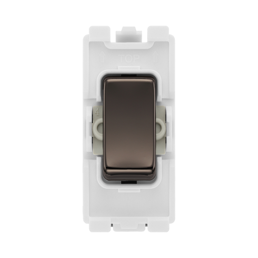 BG Black Nickel 20A Intermediate Grid Switch RBN13 – product view 1