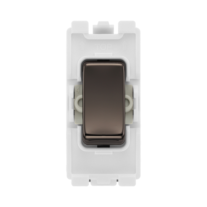 BG Black Nickel 20A Intermediate Grid Switch RBN13 – product view 1