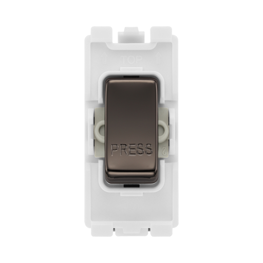 BG Black Nickel 20A Retractive Grid Switch  RBN14 – product view 1