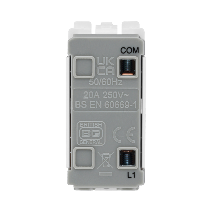 BG Black Nickel 20A Retractive Grid Switch  RBN14 – product view 3