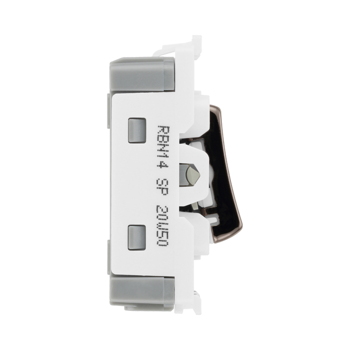BG Black Nickel 20A Retractive Grid Switch  RBN14 – product view 4