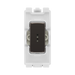 BG Black Nickel 20A Double Pole Grid Key Switch RBN30KY – product view 1