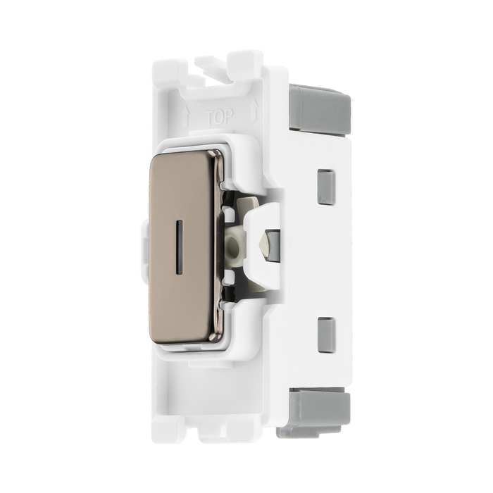 BG Black Nickel 20A Double Pole Grid Key Switch RBN30KY – product view 2