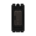 BG Black Nickel 13A Fuse Carrier Grid Module RBNFUSE – product view 1