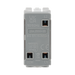 BG Brushed Steel 20A 2 Way Single Pole Centre Off Grid Switch RBS12C – product view 3