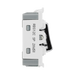 BG Brushed Steel 20A 2 Way Single Pole Centre Off Grid Switch RBS12C – product view 4