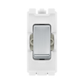 BG Brushed Steel 20A 2 Way Grid Switch RBS12 – product view 1