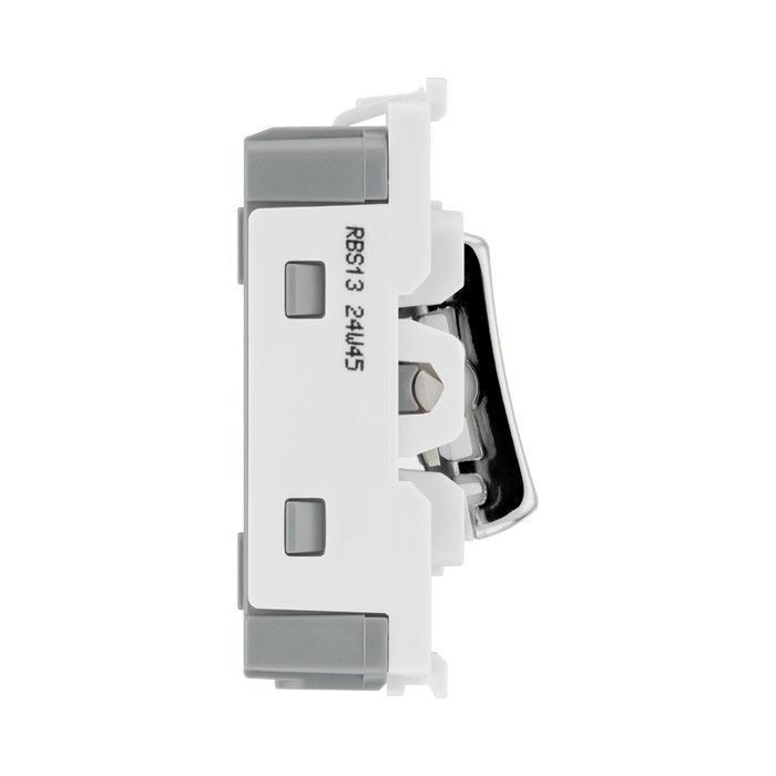 BG Brushed Steel 20A Intermediate Grid Switch RBS13 – product view 6