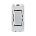 BG Brushed Steel 20A Centre Off Retractive Grid Switch RBS14C – product view 1